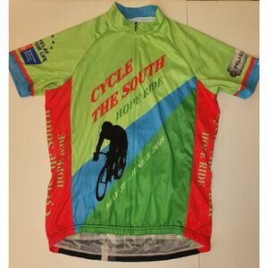 Primal Cycling Jersey Mens S Short Sleeve Full Zip| Cycle the South Hope Ride